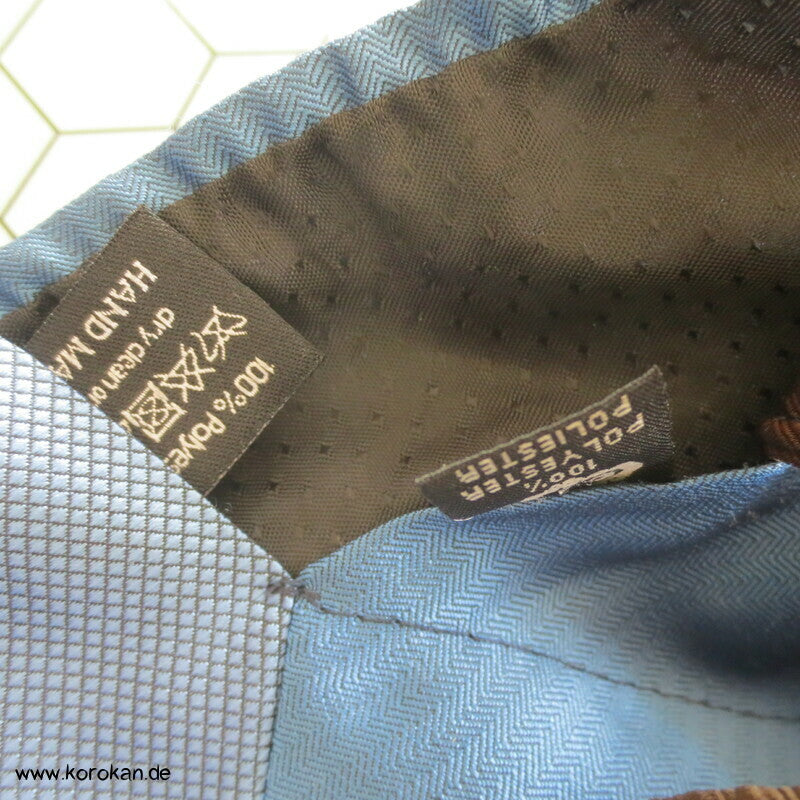 Upcycling Krawatten Rucksack - Synthetik Durchzugring