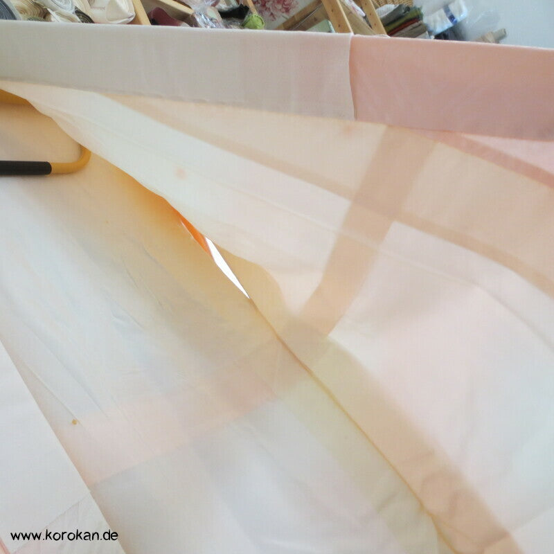 Shibori Elemente Seide Juban Unterkimono