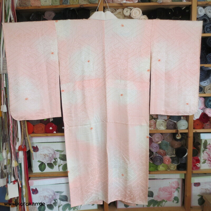 Shibori Elemente Seide Juban Unterkimono