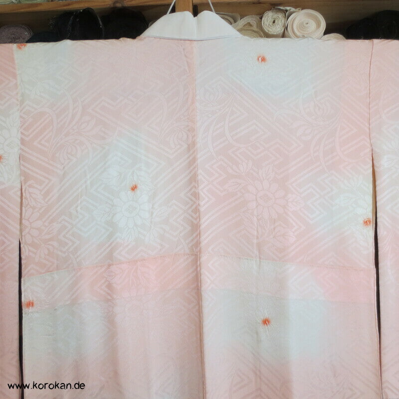 Shibori Elemente Seide Juban Unterkimono