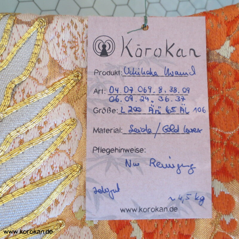 prächtiger Kranich Stickerei Uchikake - Hochzeitsmantel