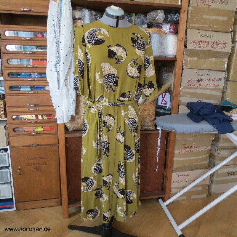 Koi Karpfen Kleid von King Louie, Gr. 44 (eher kleiner), EcoVero Viskosekrepp