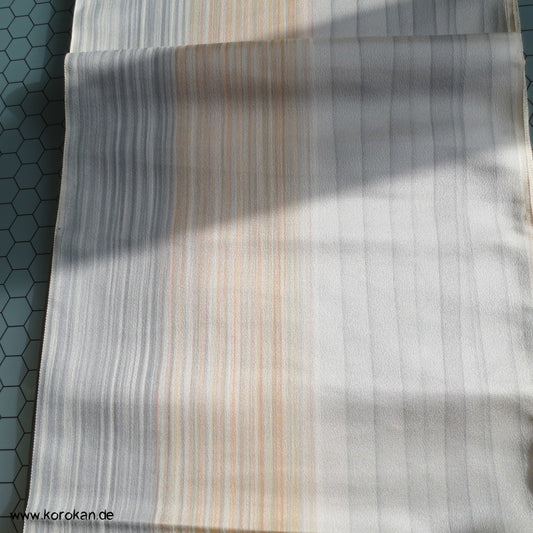 handgemalte Streifen Kimono Seidensatin