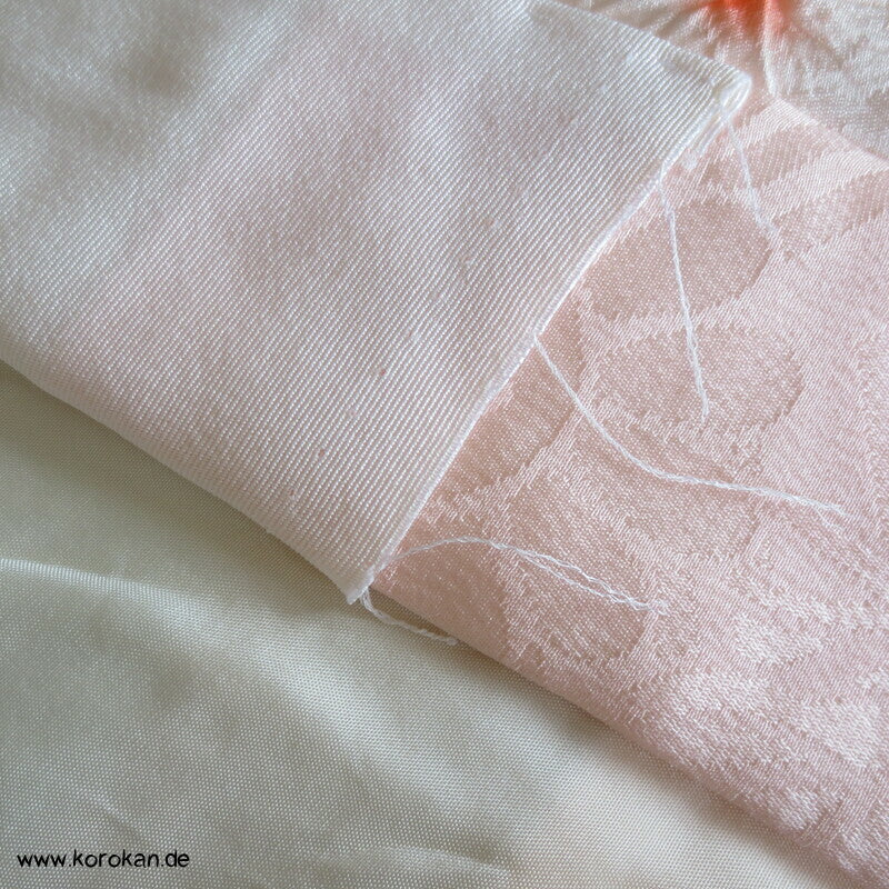 Shibori Elemente Seide Juban Unterkimono