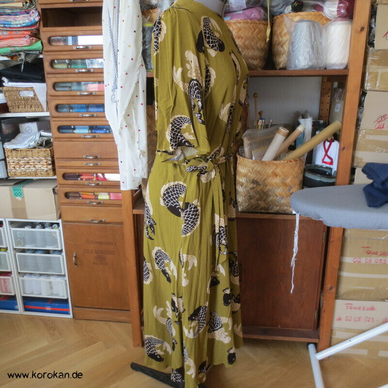 Koi Karpfen Kleid von King Louie, Gr. 44 (eher kleiner), EcoVero Viskosekrepp