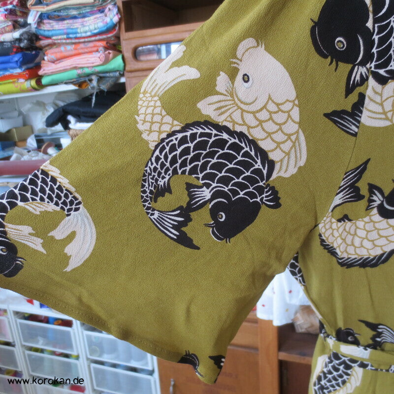 Koi Karpfen Kleid von King Louie, Gr. 44 (eher kleiner), EcoVero Viskosekrepp