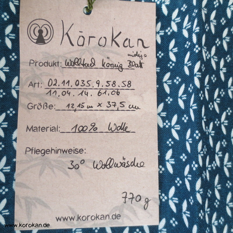 Blätter klein Kimono Wolle