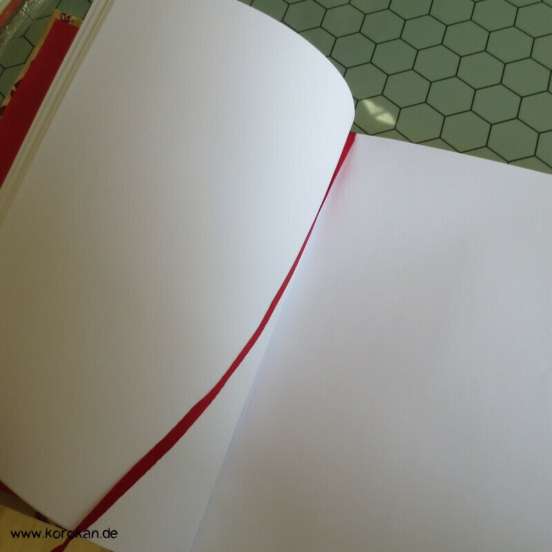 Tagebuch, Journal, Blanko Buch, japanischer Baumwolleinband