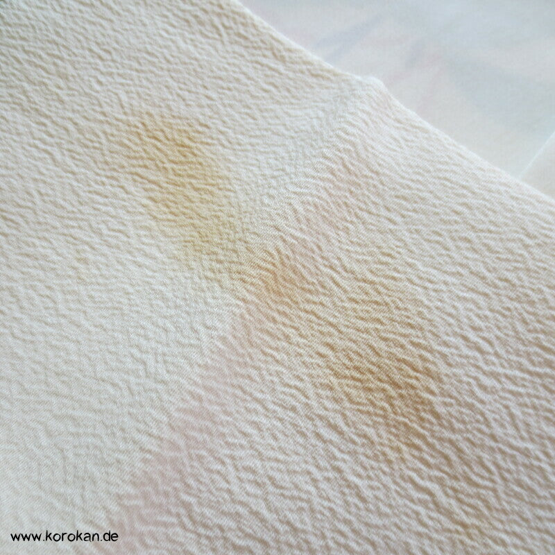 klares Bambusmotiv mit Kiku Seidencrepe Homongi Kimono