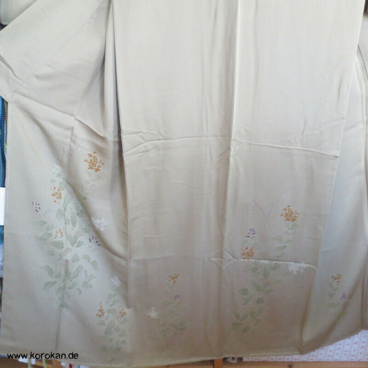 khaki oliver Edel Seidenköper Homongi Kimono