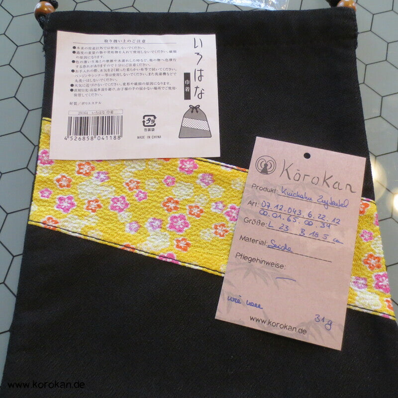 Kimono Kinchaku Zugbeutel - Tasche