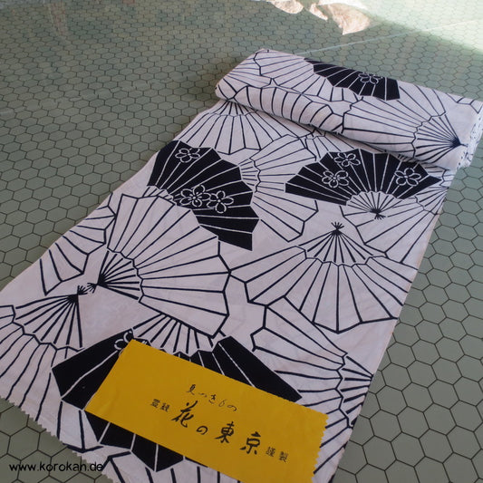 Fächer Yukata Kimono Baumwoll Stoff
