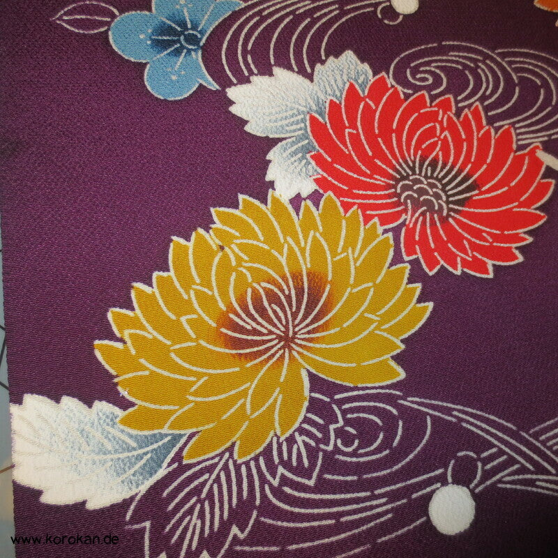 Geschenkbox mit Kimono Seidenstoffrolle, Bingata