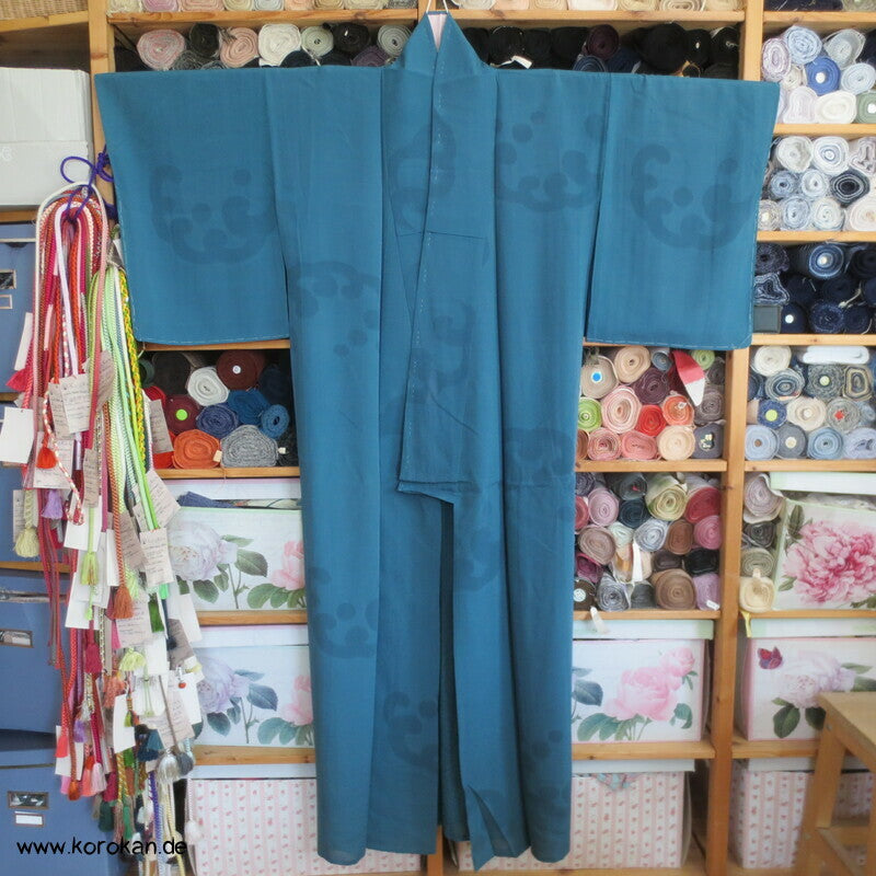 Sha gewebte Wellen Hitoe Kimono