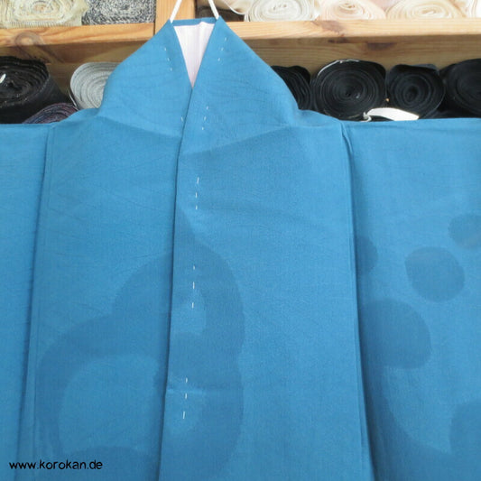 Hitoe Kimono Sha Seide mit eingewebten Wellenkringeln