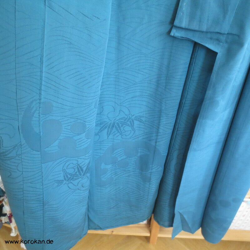 Sha gewebte Wellen Hitoe Kimono
