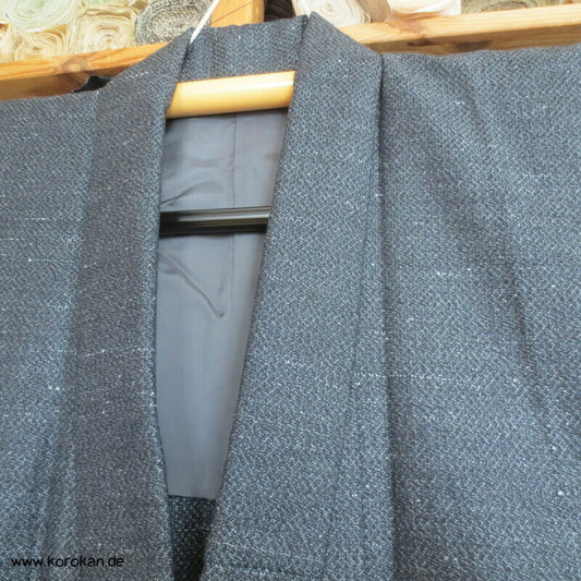 grob gewebter Seide/Wolle Hitoe Kimono