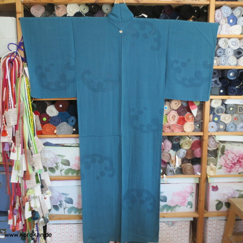 Sha gewebte Wellen Hitoe Kimono