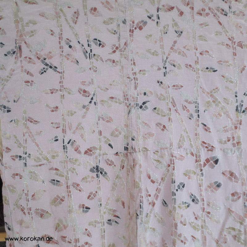 Lurex Blätterstreifen Komon Kimono Seide - als Materiallager