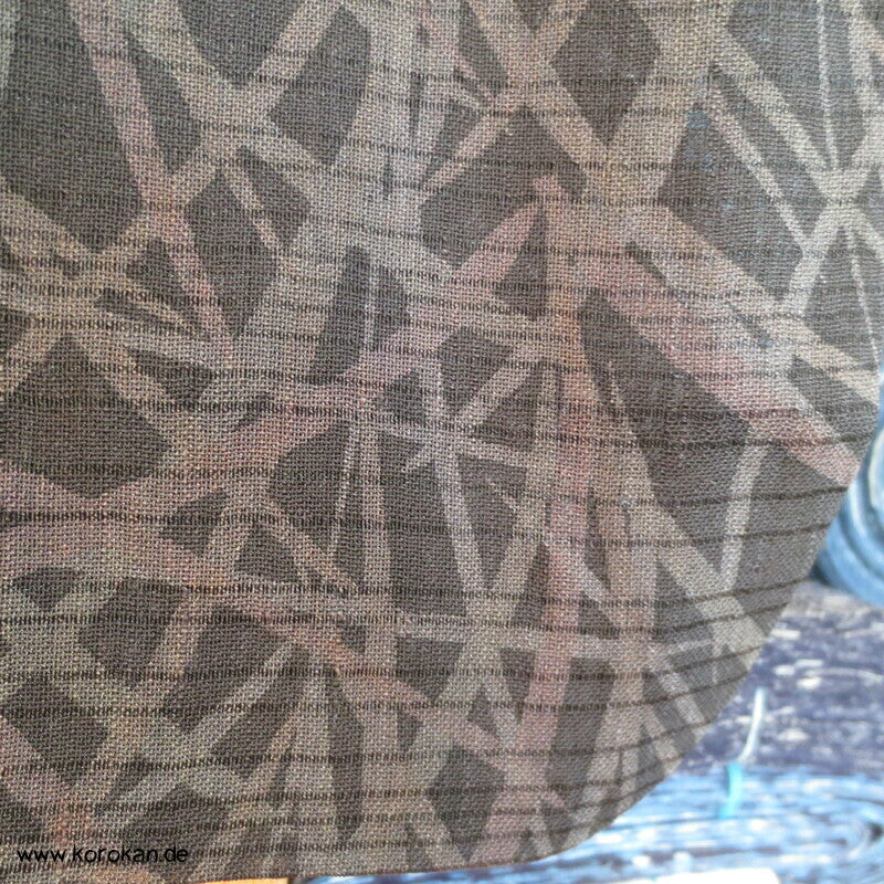 dunkle Gräser Hitoe halbtransparenter Kimono Rho Seide
