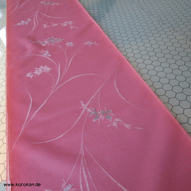 Lurex Blätter, Zweige Kimono Jacquard