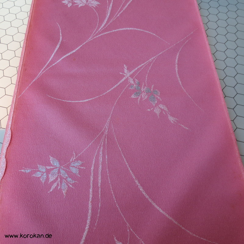 Lurex Blätter, Zweige Kimono Jacquard