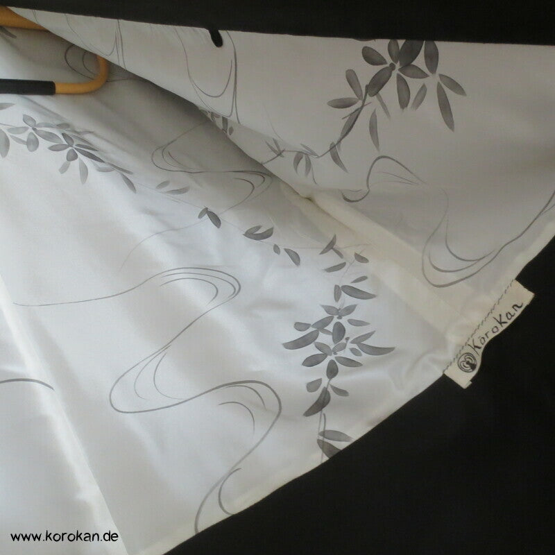 Haori Kimono Jacke 120'er Cool Wool Anzugstoff , handgemaltes Futter, Anfertigung