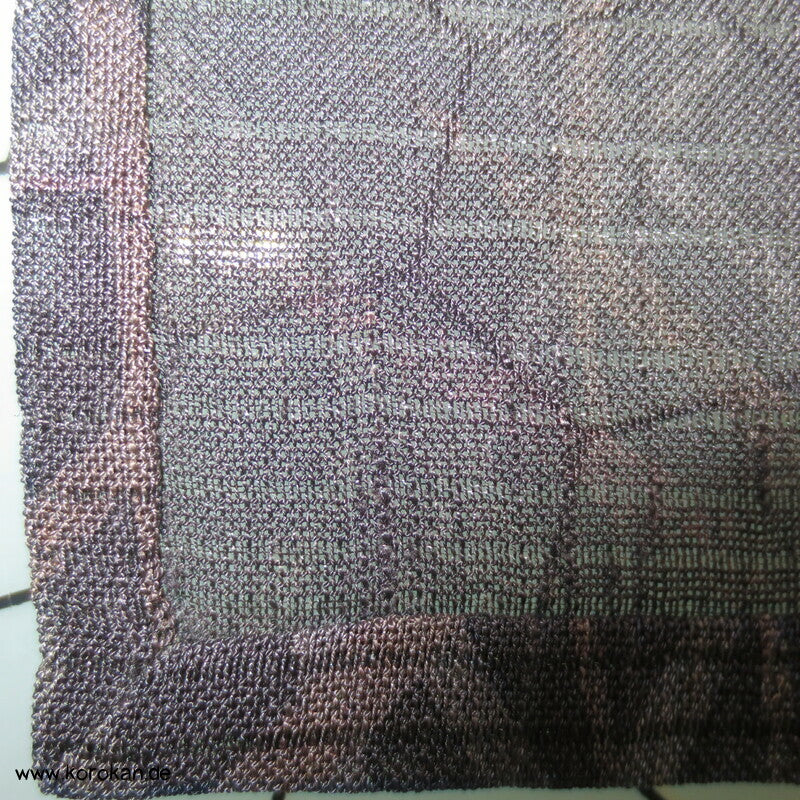 dunkle Gräser Hitoe halbtransparenter Kimono Rho Seide