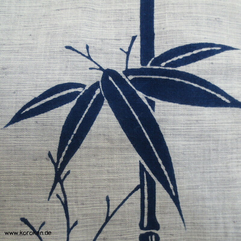 Bambus auf grober Leinwand hausgemachter Yukata