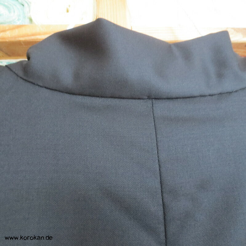 Haori Kimono Jacke 120'er Cool Wool Anzugstoff , handgemaltes Futter, Anfertigung