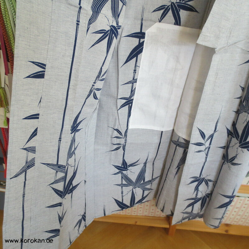 Bambus auf grober Leinwand hausgemachter Yukata