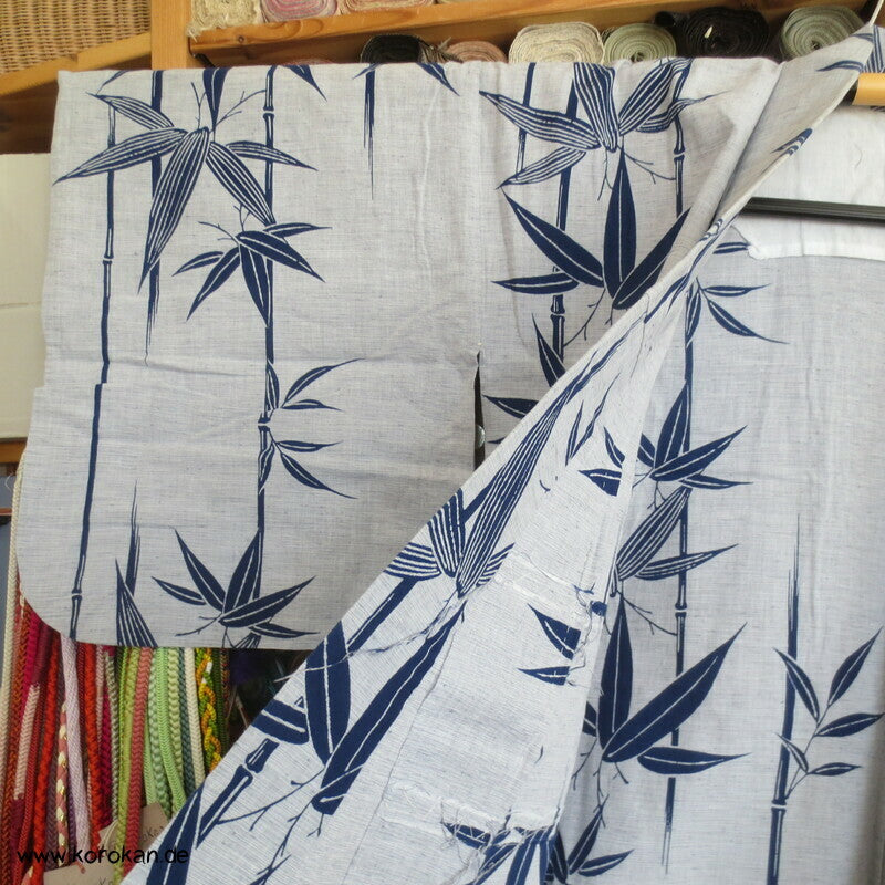 Bambus auf grober Leinwand hausgemachter Yukata