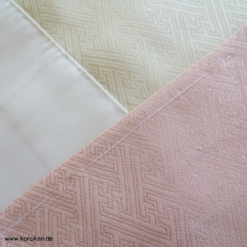 klassischer rosa Chrysanthemen Homongi Kimono