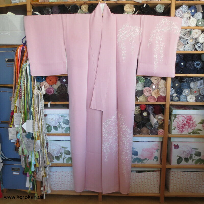 altrosa abstrakte Hängezweige Homongi Kimono