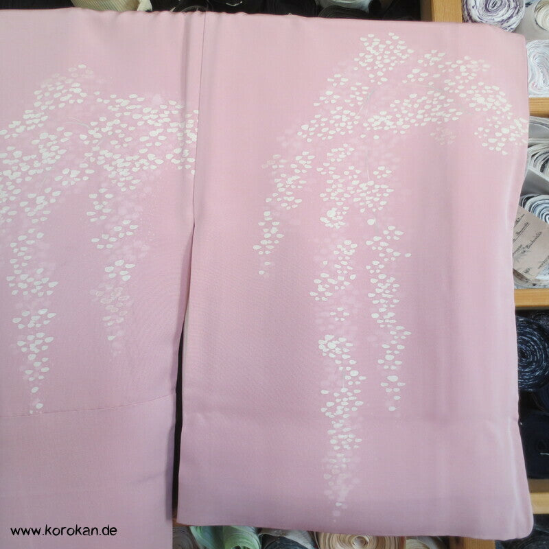 altrosa abstrakte Hängezweige Homongi Kimono
