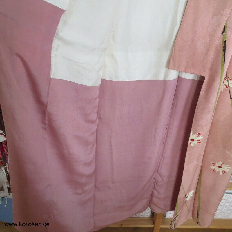 Bambus über Rinzu Damast Komon Kimono