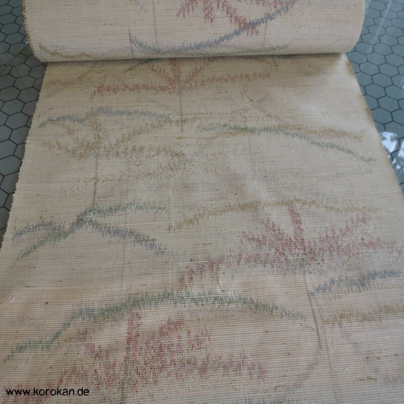 pastellbunt feine weiche Seide / Wolle Kimono Tanmono