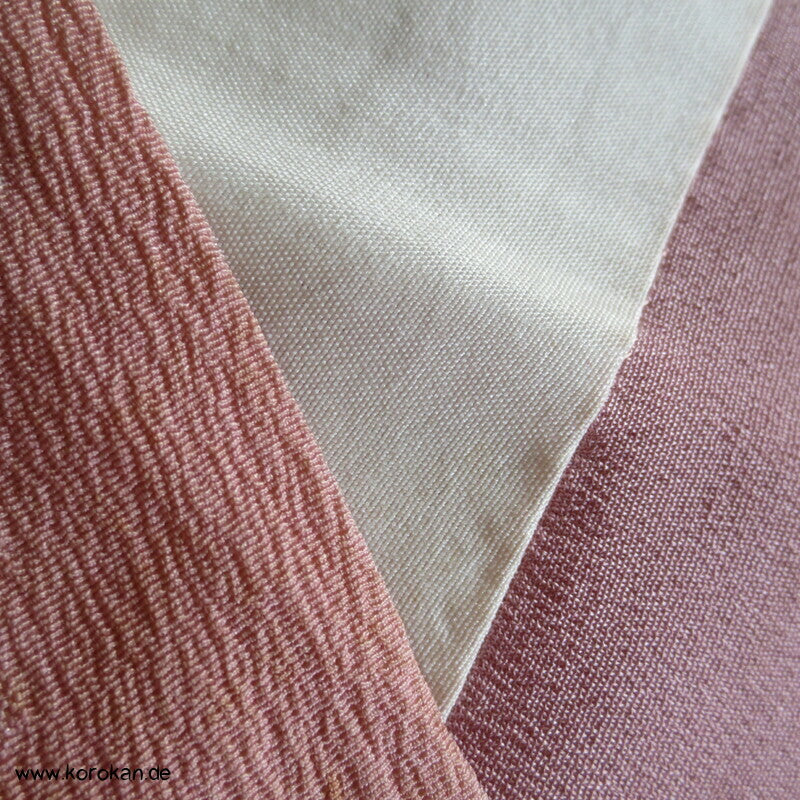 Bambus über Rinzu Damast Komon Kimono