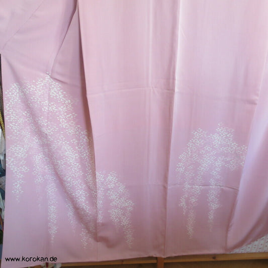 altrosa abstrakte Hängezweige Homongi Kimono