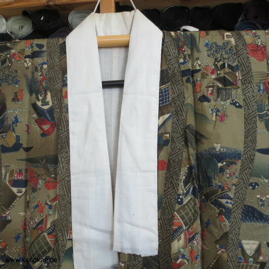 japanische Dorfszenen Seide Juban Unterkimono