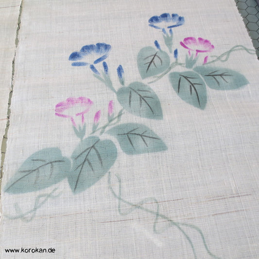 Noren Vorhänge aus Hanf mit Ackerwinden