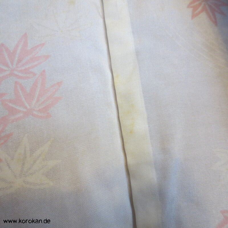 Ahornblätter Haori Kimono Jacke, Shibori Imitat, mit Himo