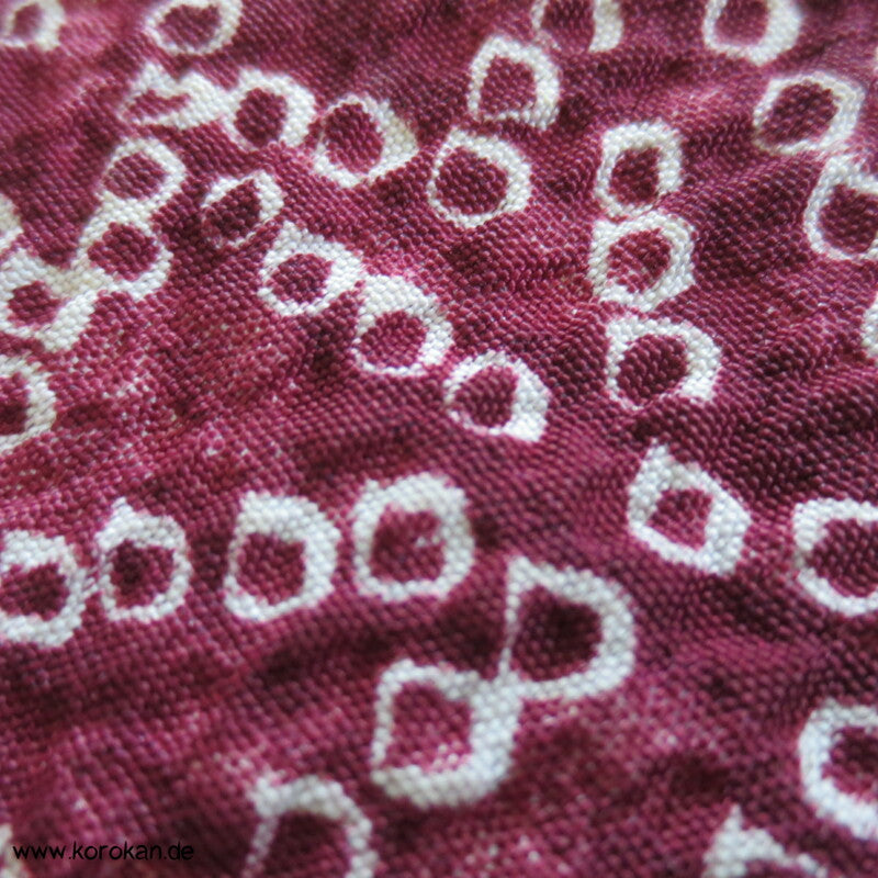 Ahornblätter Haori Kimono Jacke, Shibori Imitat, mit Himo