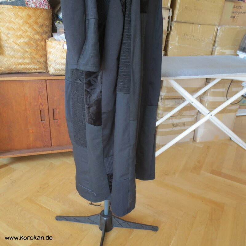 Das Abnehm Kleid - schwarzes Patchwork