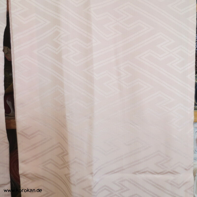 Sayagata Rinzu Damast Seide Jubankimono für Furisode