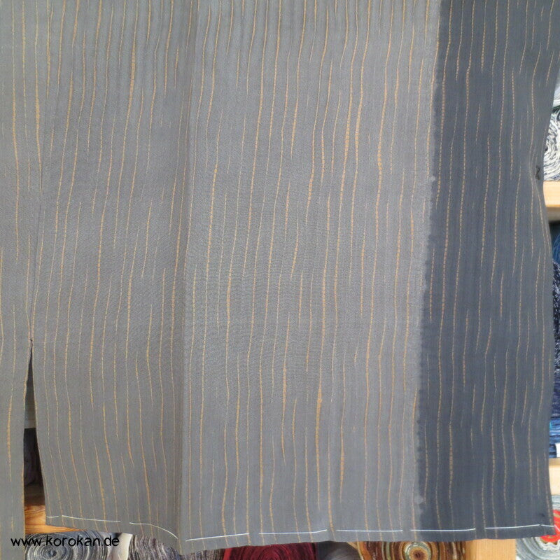 Itajime Shibori Seide Juban Unter - Kimono