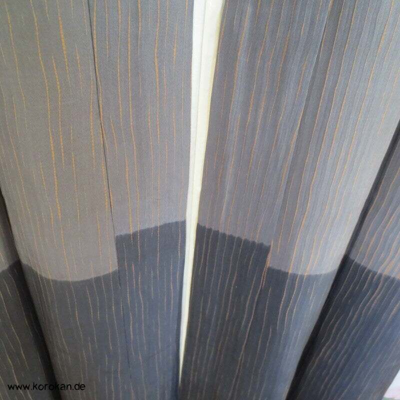 Itajime Shibori Seide Juban Unter - Kimono