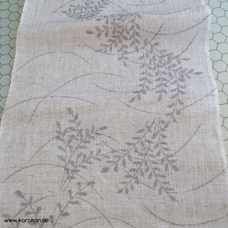 Blätter fein Yukata Hanf Stoff