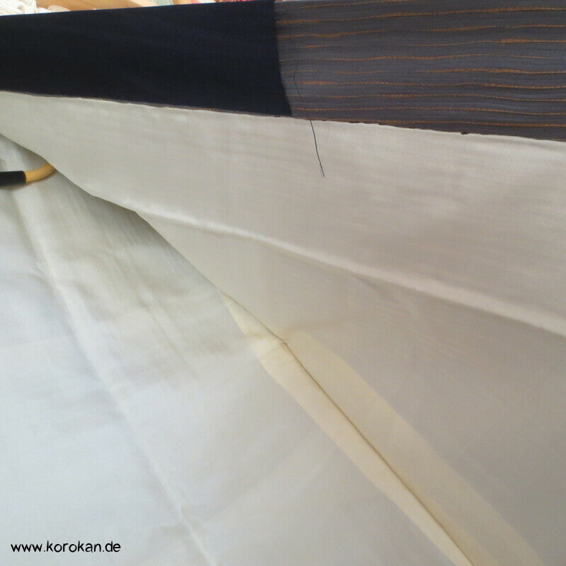 Itajime Shibori Seide Juban Unter - Kimono