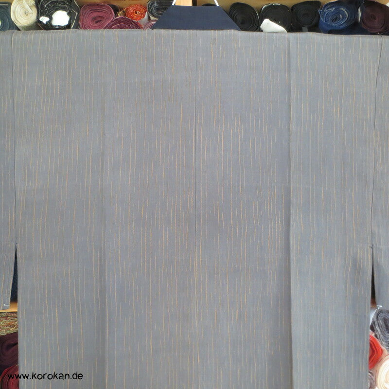 Itajime Shibori Seide Juban Unter - Kimono